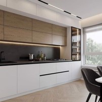 Tủ dưới gỗ cánh phủ Melamin