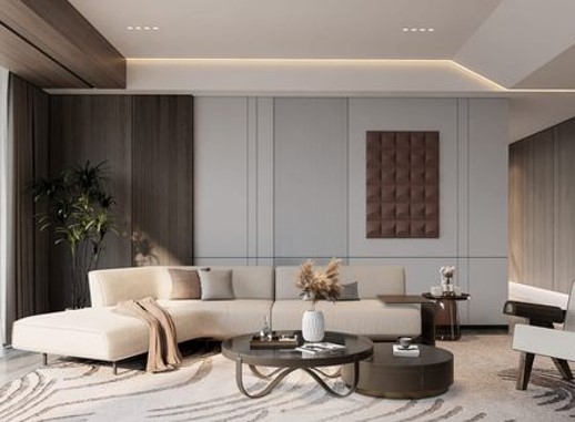 Vách trang trí phòng khách ( ko có đèn led)