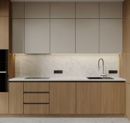 Tủ trên gỗ cánh phủ Melamin