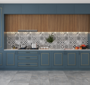 Tủ bếp cánh sơn