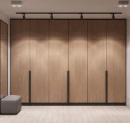 Tủ áo chất liệu gỗ MDF, cánh phẳng không có đèn led