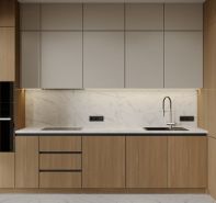 Tủ trên gỗ cánh phủ Melamin