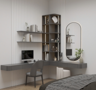 Bàn trang điểm kết hợp bàn làm việc