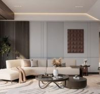 Vách trang trí phòng khách ( ko có đèn led)