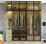 Tủ Quần Áo Cánh Kính Kịch Trần -TAK08