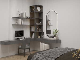 Thiết kế nội thất phòng Master nhà Anh Lãm - Chị Ly|Long Thành