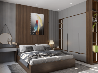 Thiết kế nội thất phòng ngủ nhà Chú Tốt - Bàu Xéo