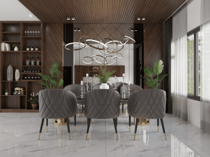 Thiết kế nội thất phòng khách nhà Anh Quang