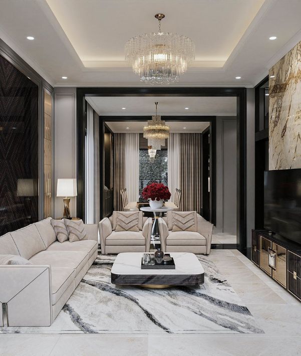 Thi công nội thất phòng khách